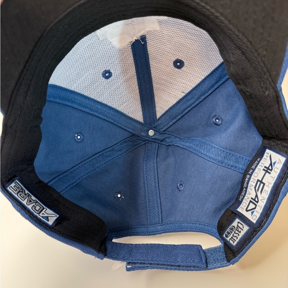 Blue Cardinal Logo Cap Authentic Ahead Performance Adjustable OSFA Baseball Hat - Picture 11 of 12